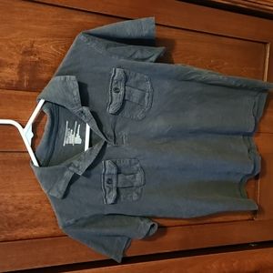 Boys Old Navy Dark Gray Short Sleeve shirt size 8